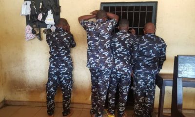 Four Police Officers Arrested