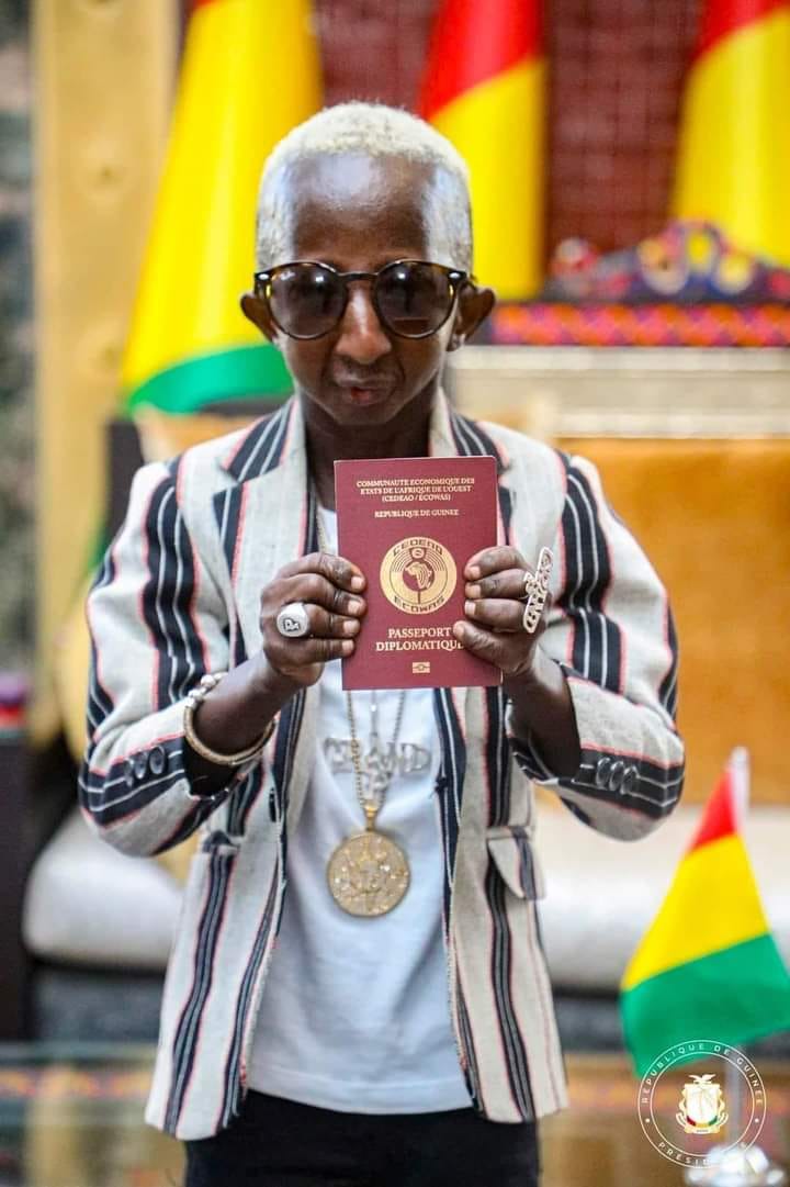 Grand P Received Diplomatic Passport To Promote Guinean Culture 1