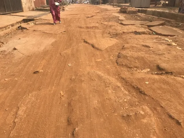 The current state of Agbarigodoma Oloje Road