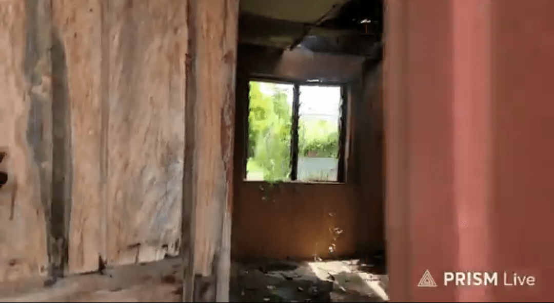 Dilapidated Office without staff members at Lafiagi Waterworks 